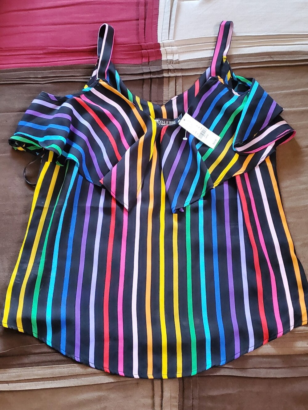 New York and Company cold shoulder top